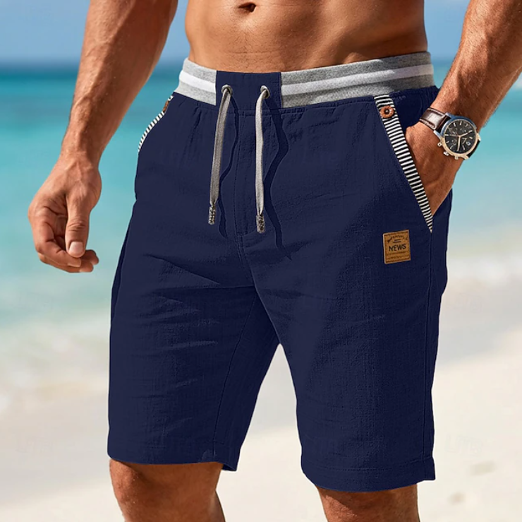 Cazel | Lätta sommarshorts med dragsko