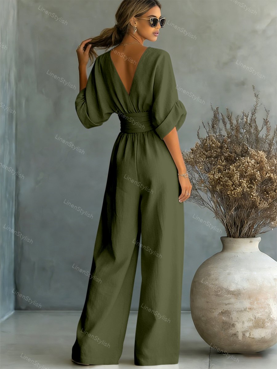 Elira | Essential V-ringad jumpsuit