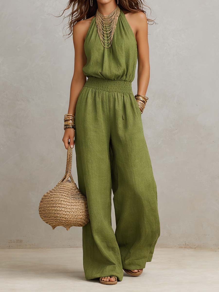 Valeria | Elegant jumpsuit med halter