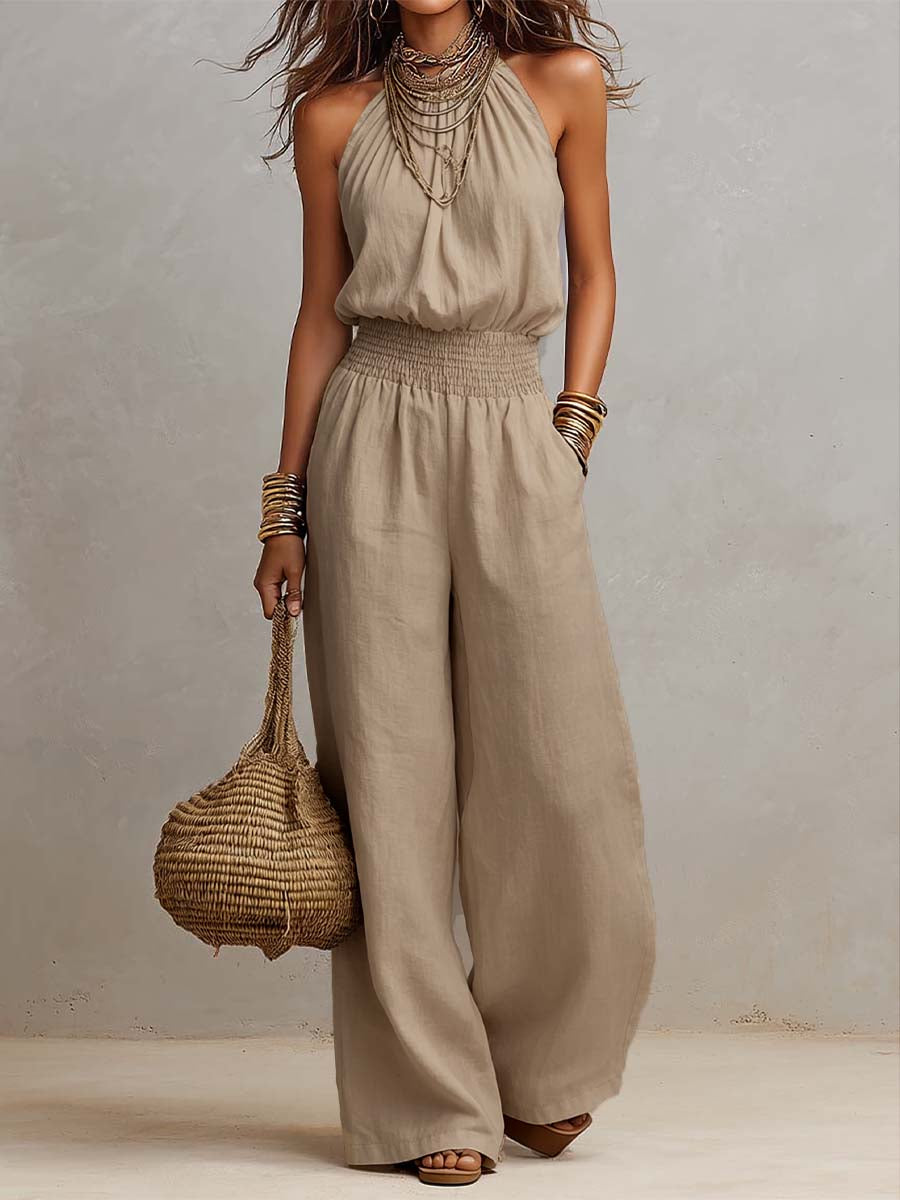Valeria | Elegant jumpsuit med halter