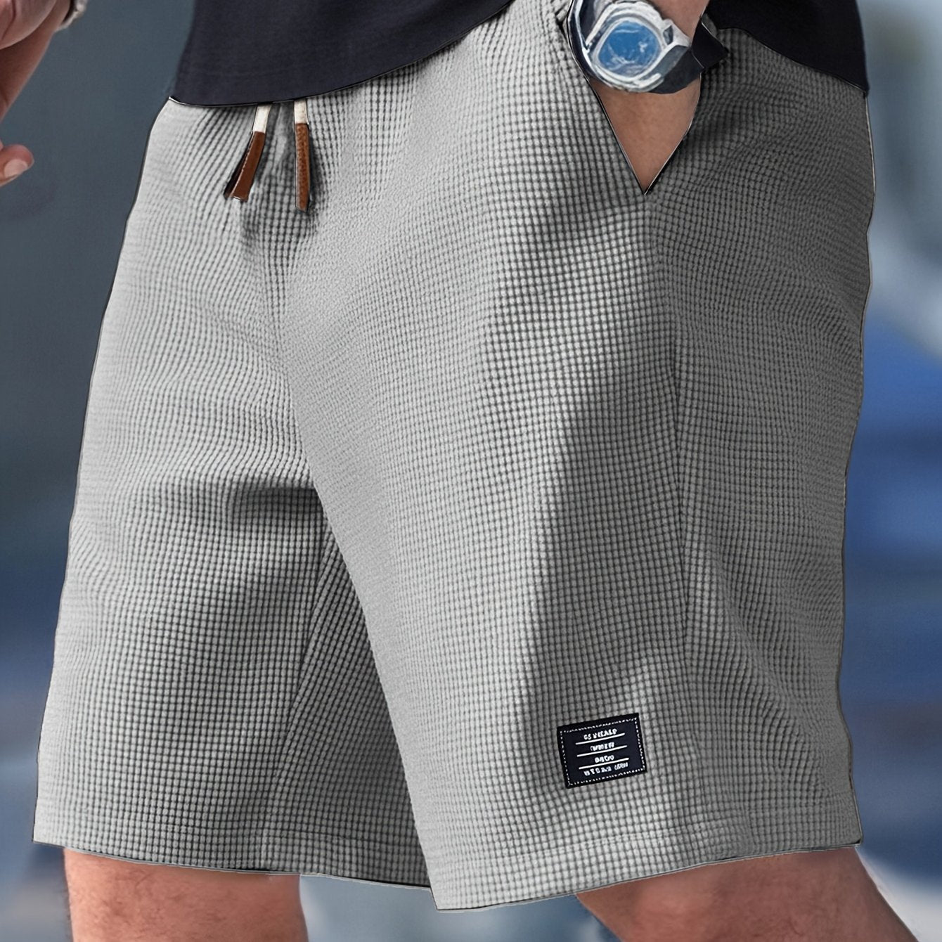Nathan | Herrshorts med dragsko och elastisk midja