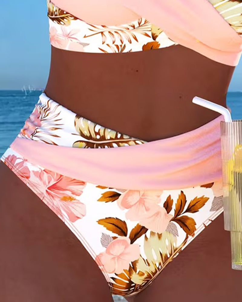 Jolina | Bikini med kontrasterande blomsterprint