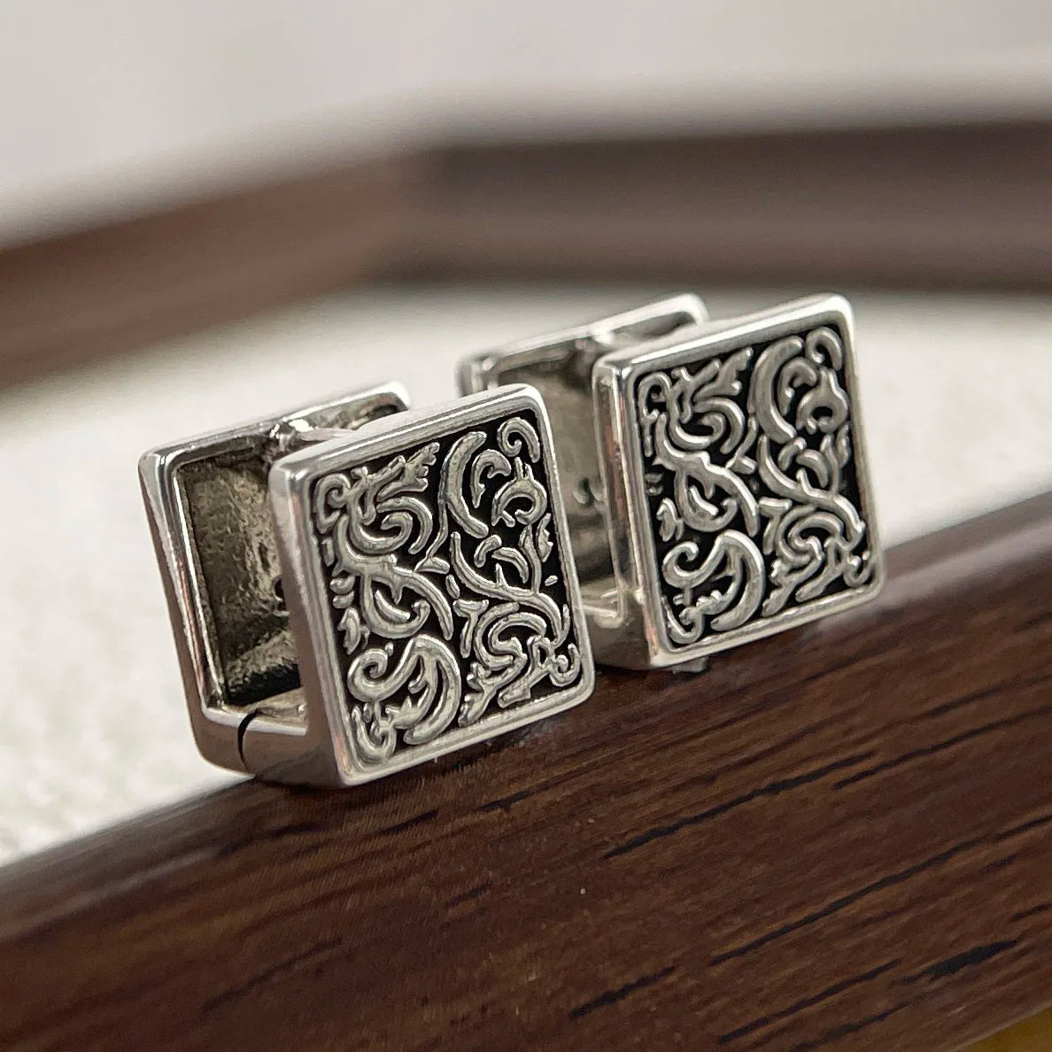 Relic sterlingsilverörhängen