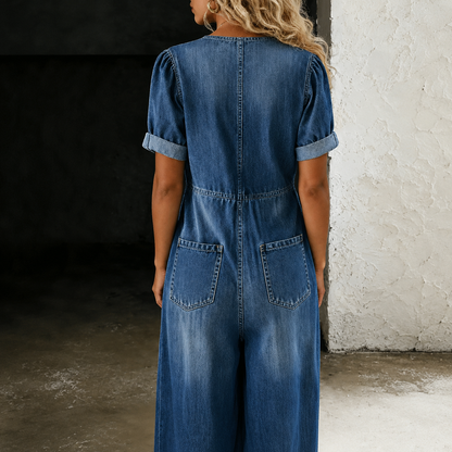 Maya | Denimoverall med långa ben