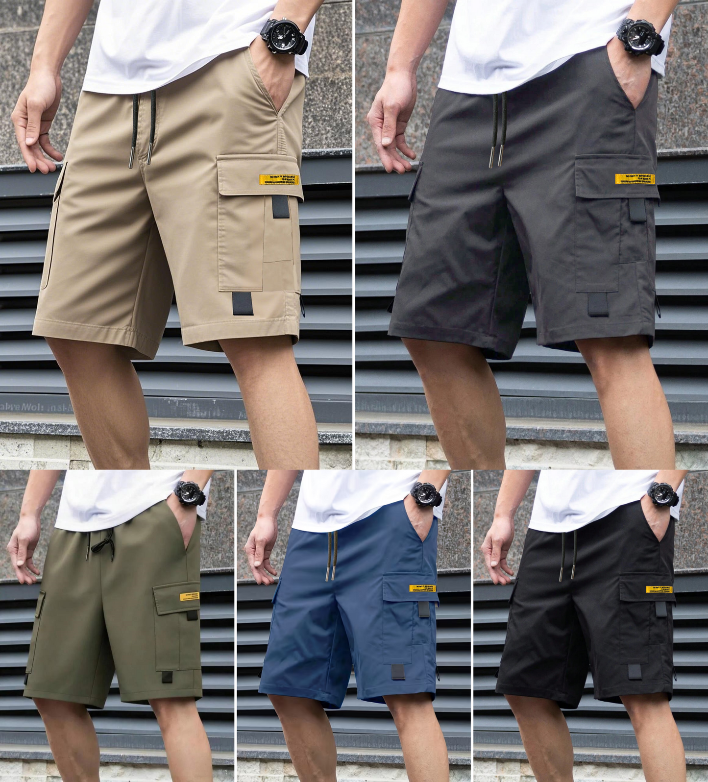 Fiachra | Cargo-shorts gjorda på rätt sätt