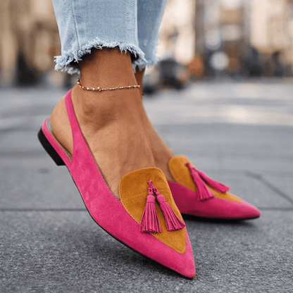 Eliza | Remsandaler med tofsar