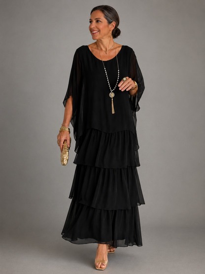 Lara™ | Elegant Flödande Maxi Klänning