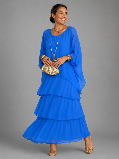 Lara™ | Elegant Flödande Maxi Klänning