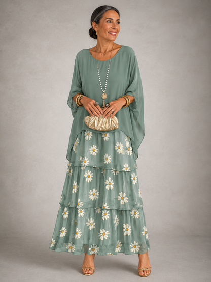 Lara™ | Elegant Flödande Maxi Klänning