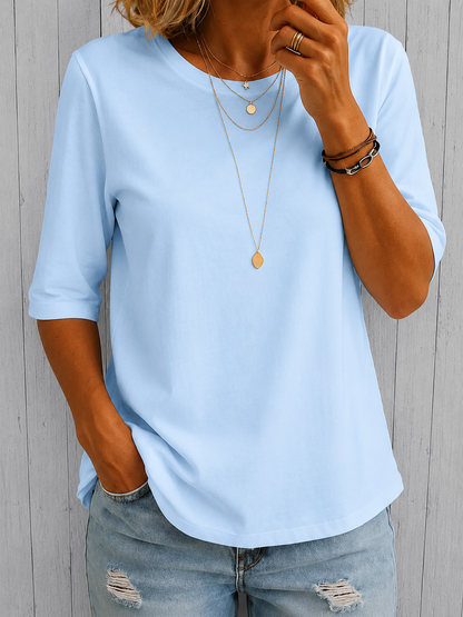 Calvera | Grundläggande bekväm T-shirt