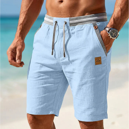 Leonardo | Lätta sommarshorts med justerbart dragsko