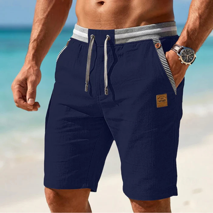 Leonardo | Lätta sommarshorts med justerbart dragsko