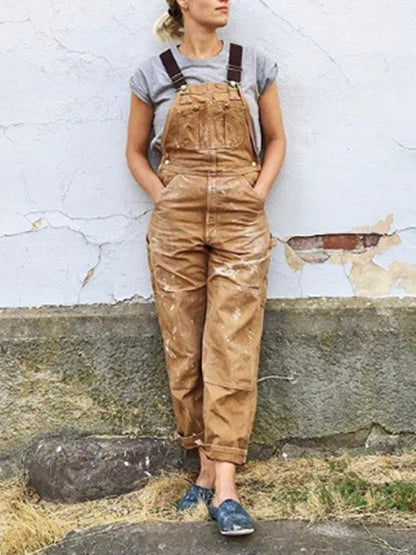 Janice | Jumpsuit i canvas för damer