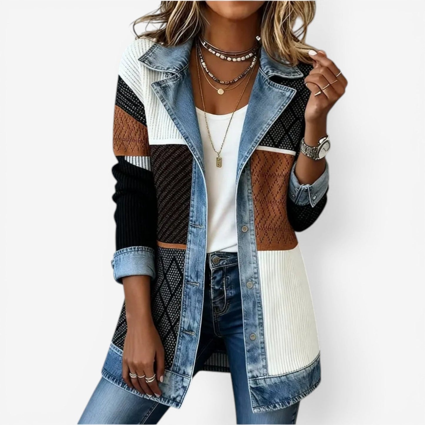 Liv | Avslappnad jeansjacka