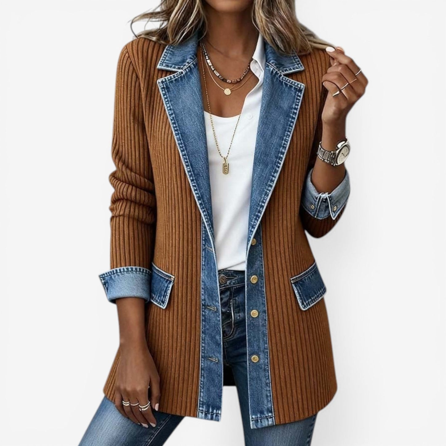 Liv | Avslappnad jeansjacka