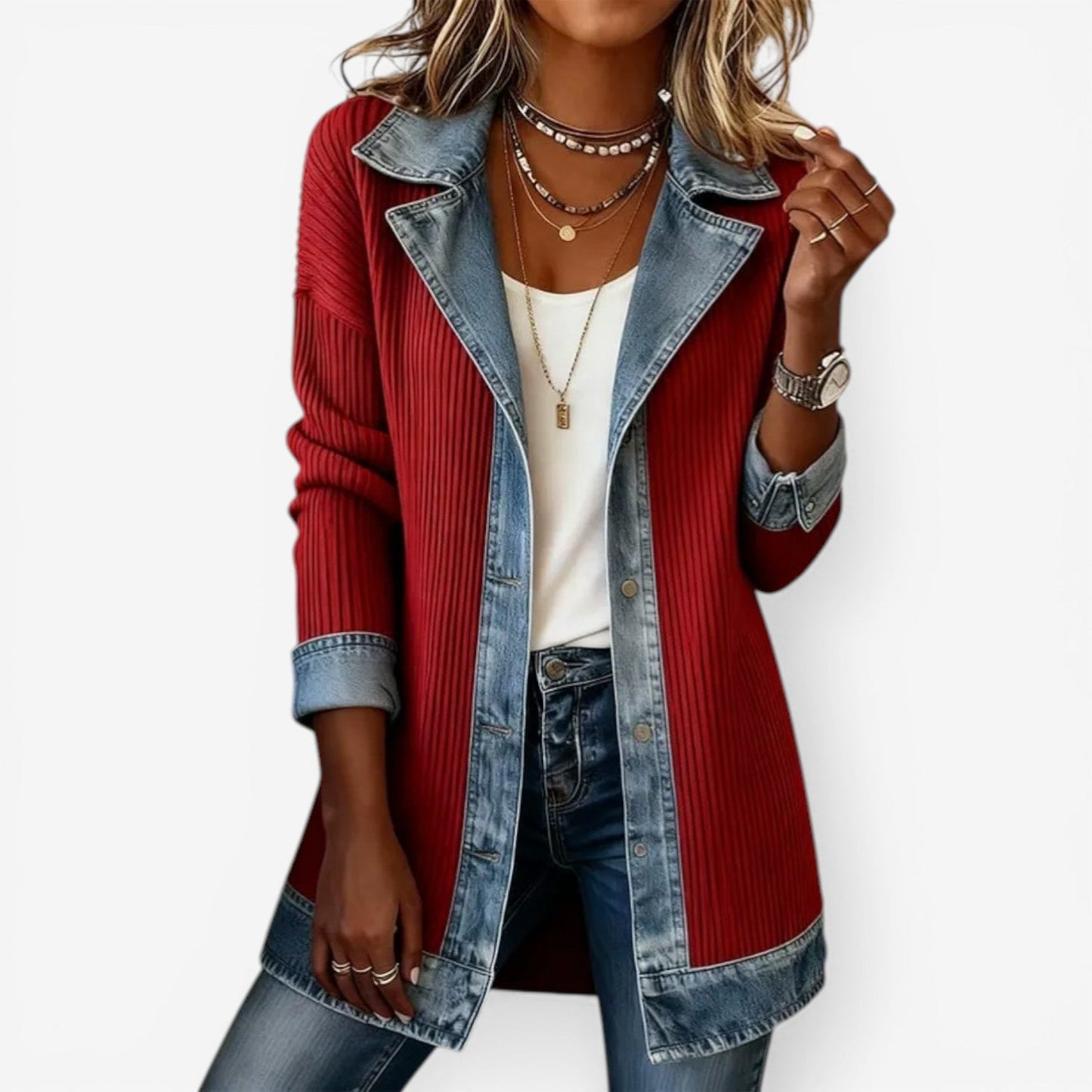 Liv | Avslappnad jeansjacka