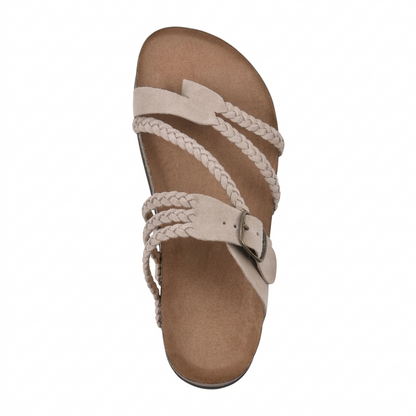 Aurora™- Flätade sandaler i kork komfort