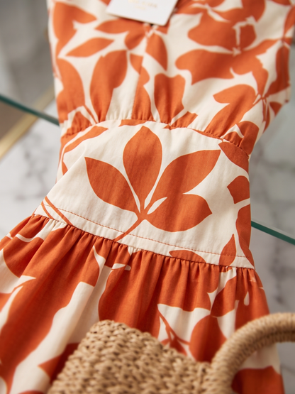 Carly™ | Enkel sommarklänning med blommönster
