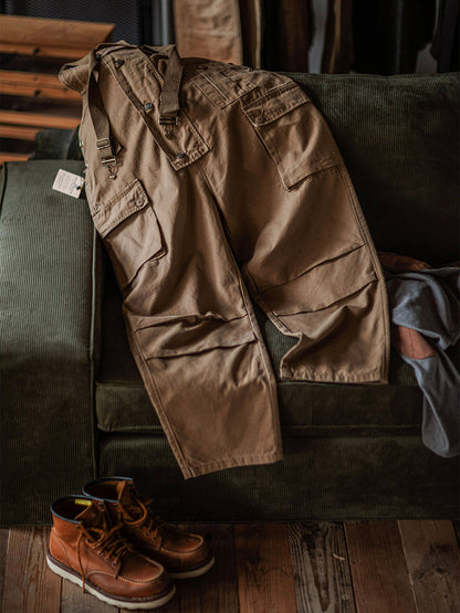 Svensson | Byxor i bomullstyg med knappar för herr