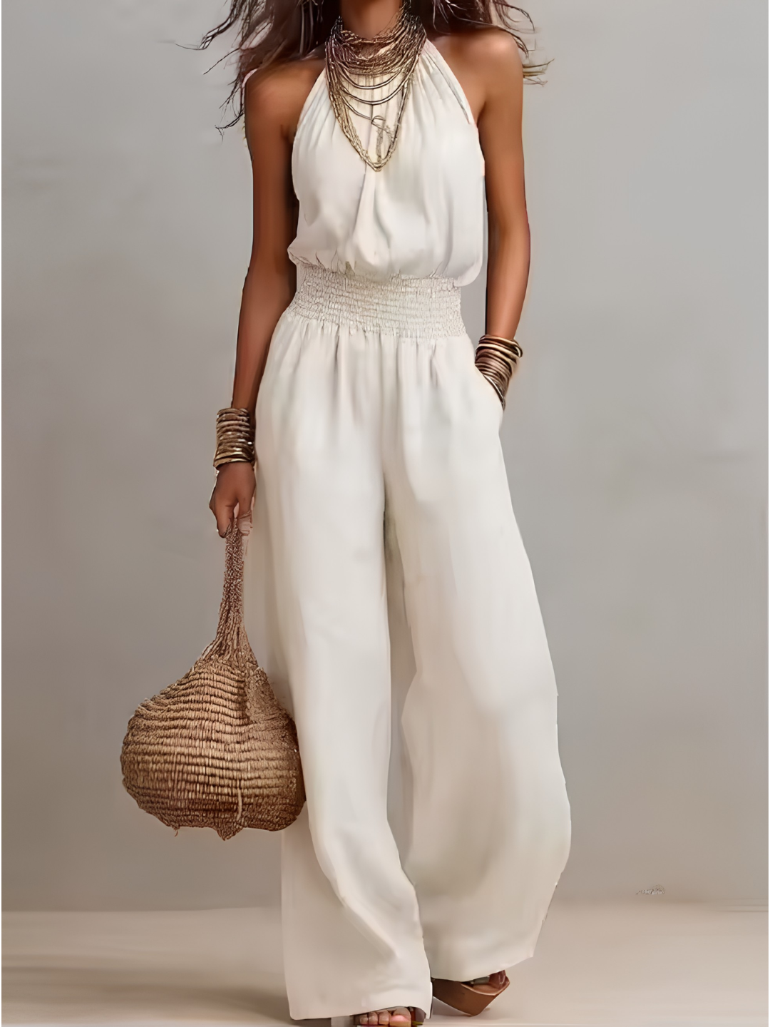 Valeria | Elegant jumpsuit med halter