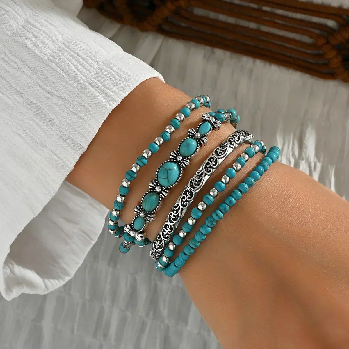 Azura | Bohemisk armbandssats