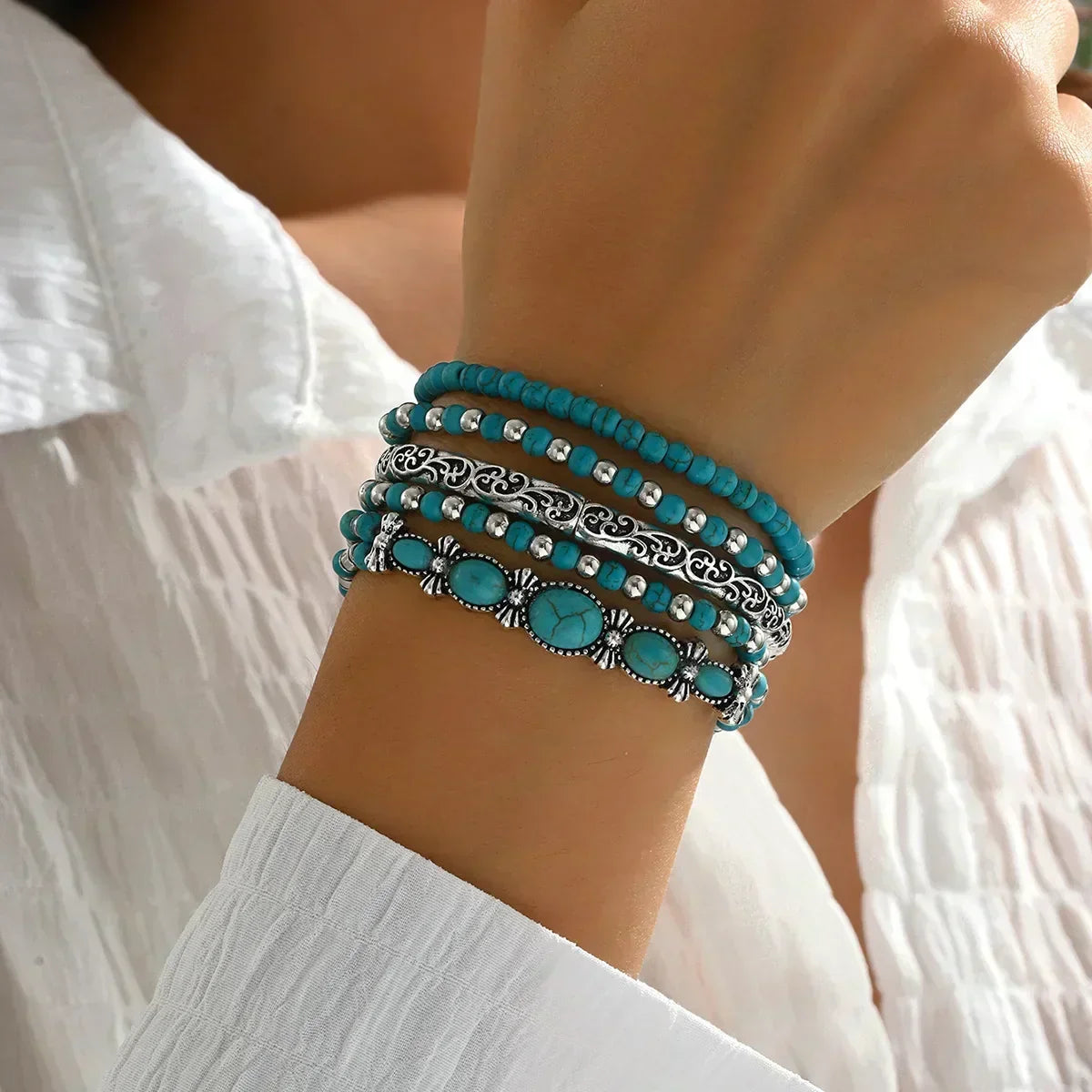 Azura | Bohemisk armbandssats