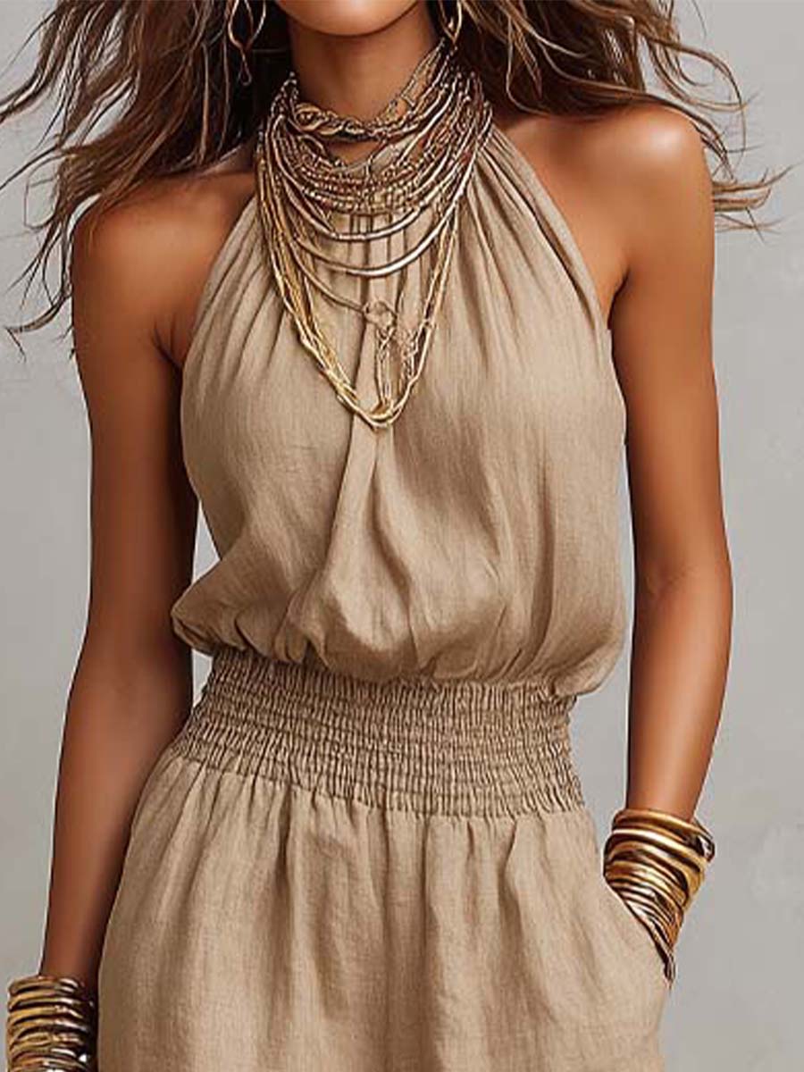 Valeria | Elegant jumpsuit med halter