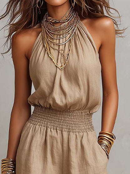 Valeria | Elegant jumpsuit med halter