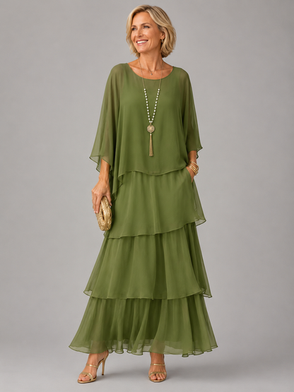 Lara™ | Elegant Flödande Maxi Klänning