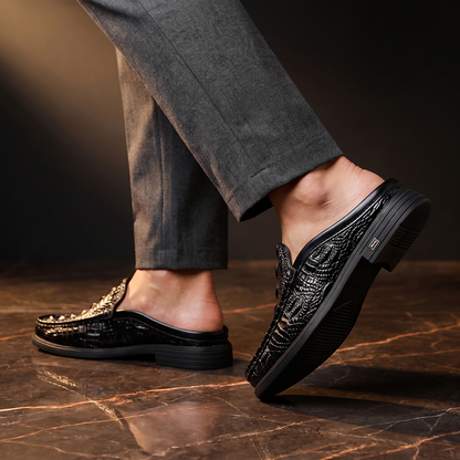 Capri-mule loafers
