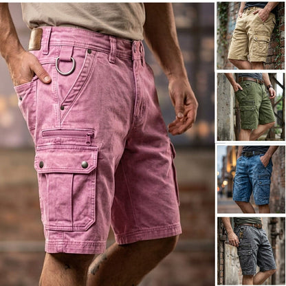 Beeckhoven™ | Funktionell Denim Cargo Shorts