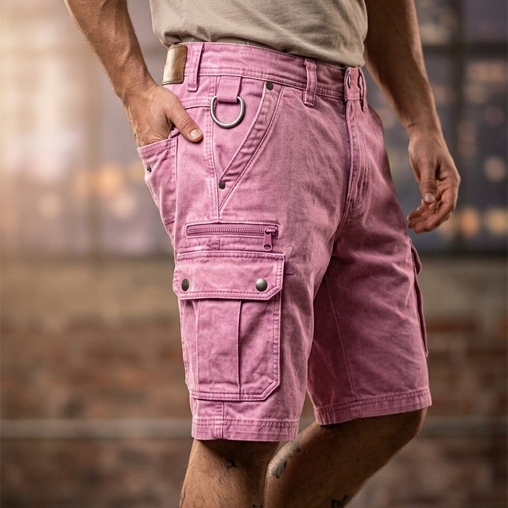 Beeckhoven™ | Funktionell Denim Cargo Shorts