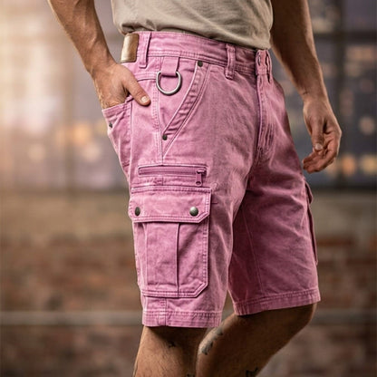 Beeckhoven™ | Funktionell Denim Cargo Shorts