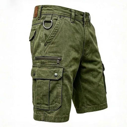 Beeckhoven™ | Funktionell Denim Cargo Shorts