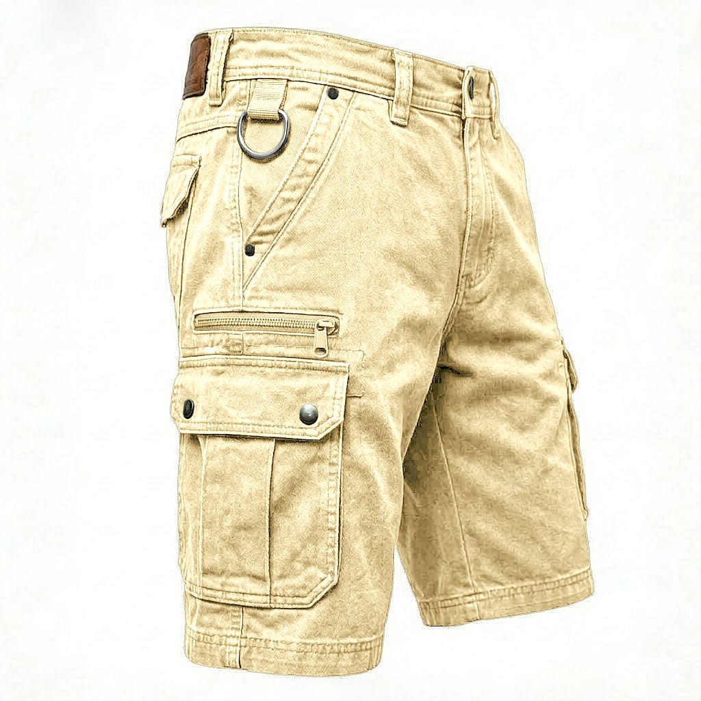 Beeckhoven™ | Funktionell Denim Cargo Shorts