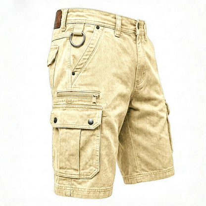 Beeckhoven™ | Funktionell Denim Cargo Shorts