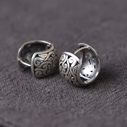 Relic sterlingsilverörhängen
