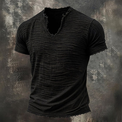 Varel | Vintage T-shirt med V-ringning