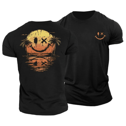 Somrig Smiley Havs-T-shirt