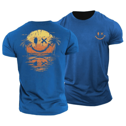 Somrig Smiley Havs-T-shirt