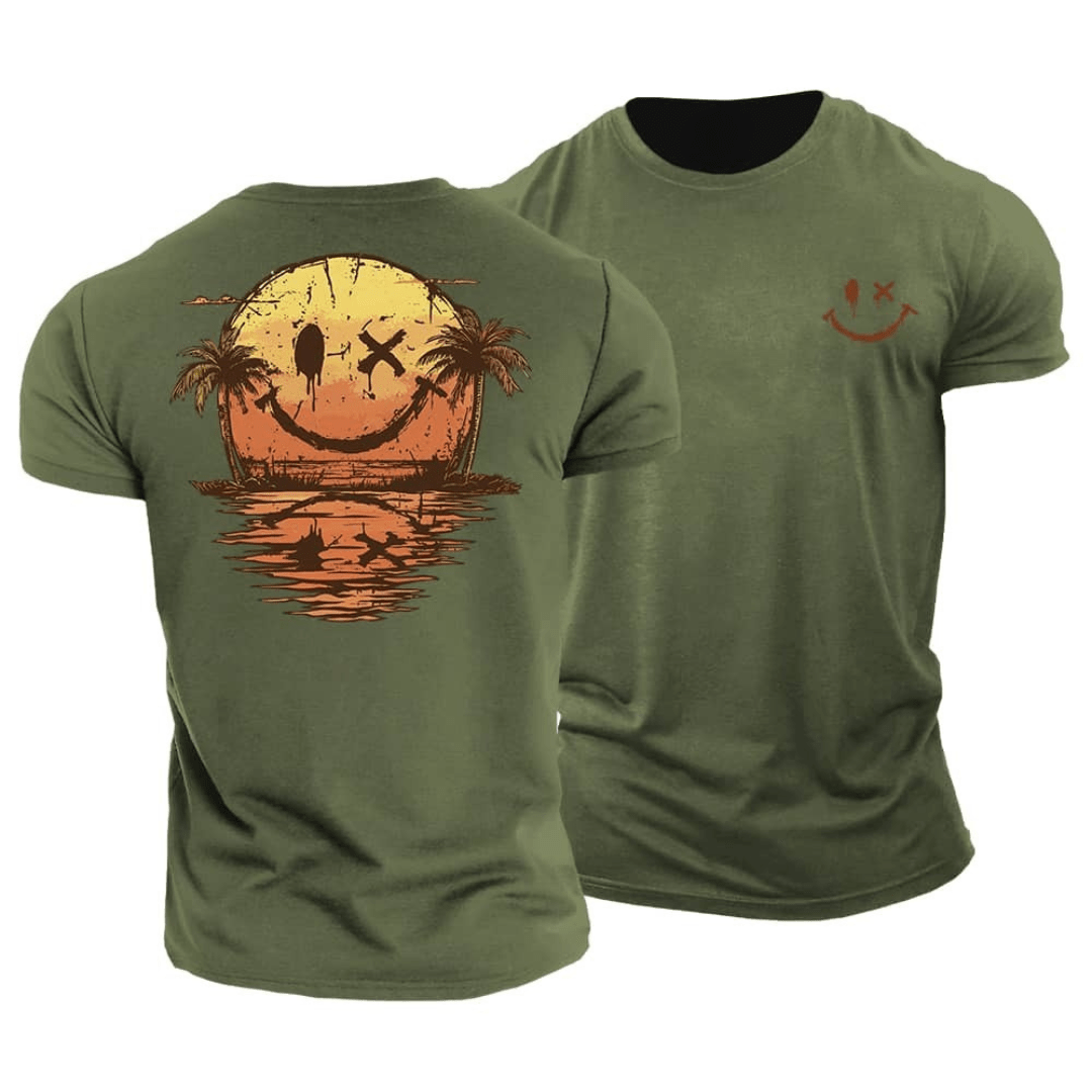 Somrig Smiley Havs-T-shirt