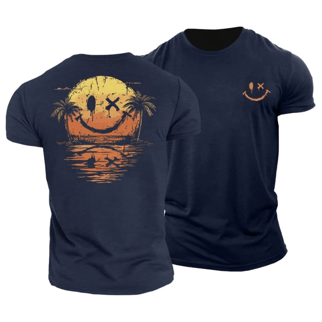 Somrig Smiley Havs-T-shirt