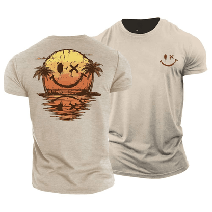 Somrig Smiley Havs-T-shirt