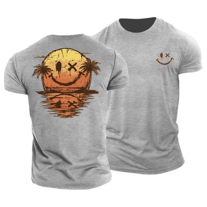 Somrig Smiley Havs-T-shirt
