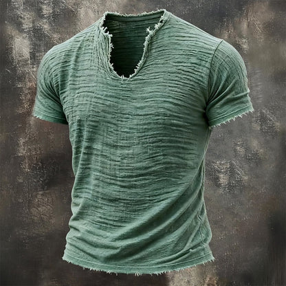 Varel | Vintage T-shirt med V-ringning