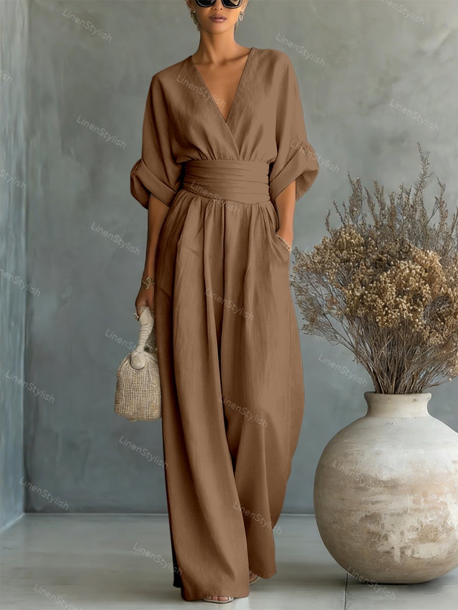 Elira | Essential V-ringad jumpsuit