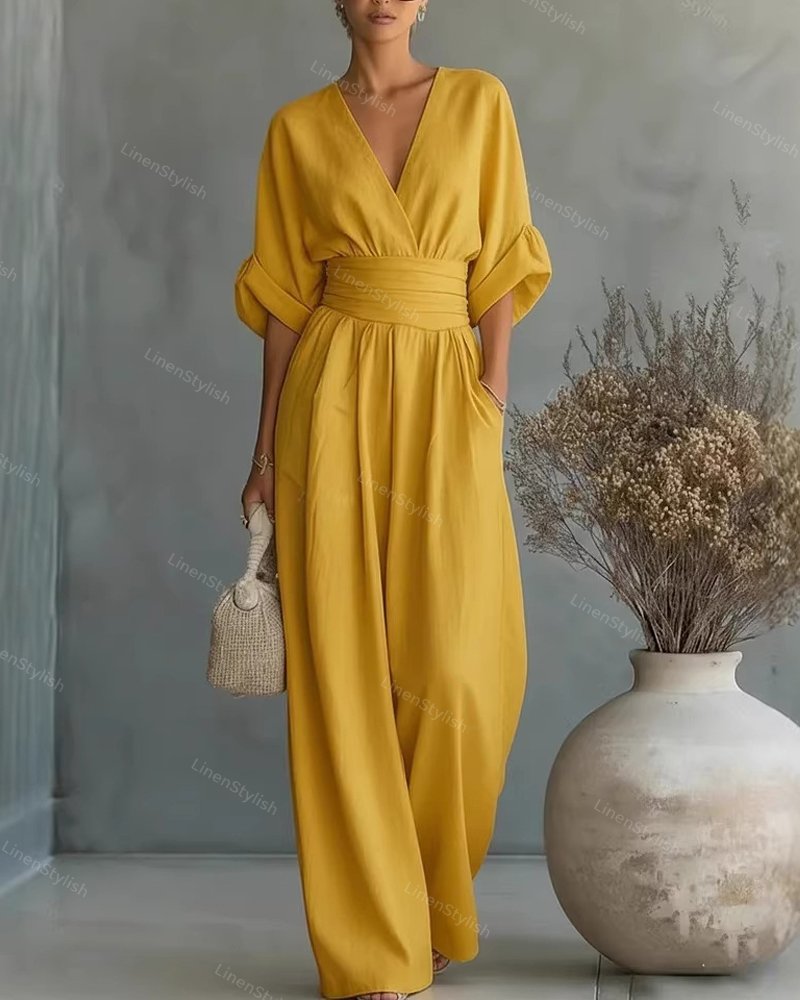 Elira | Essential V-ringad jumpsuit