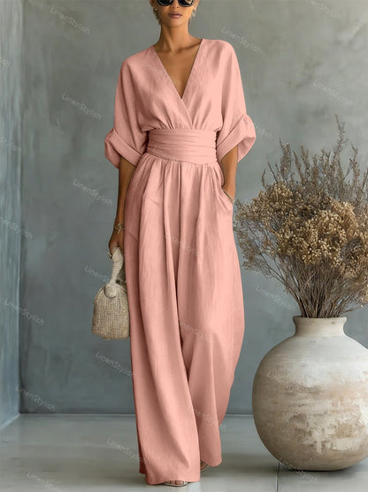 Elira | Essential V-ringad jumpsuit