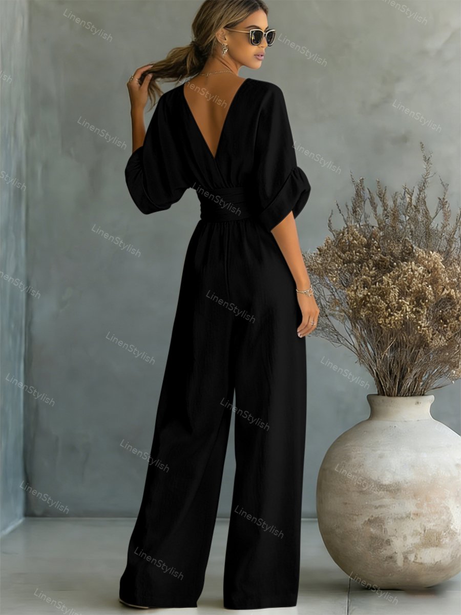 Elira | Essential V-ringad jumpsuit