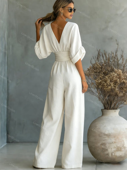 Elira | Essential V-ringad jumpsuit